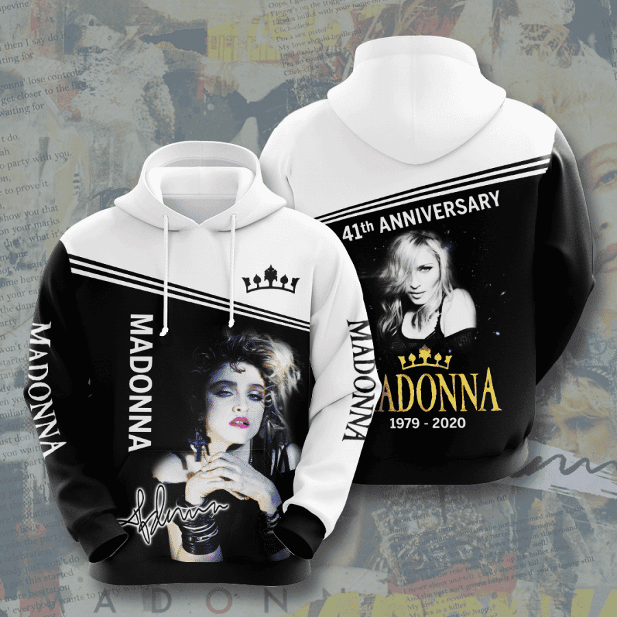 Madonna 3D All Over Print Hoodie, Zip Hoodie