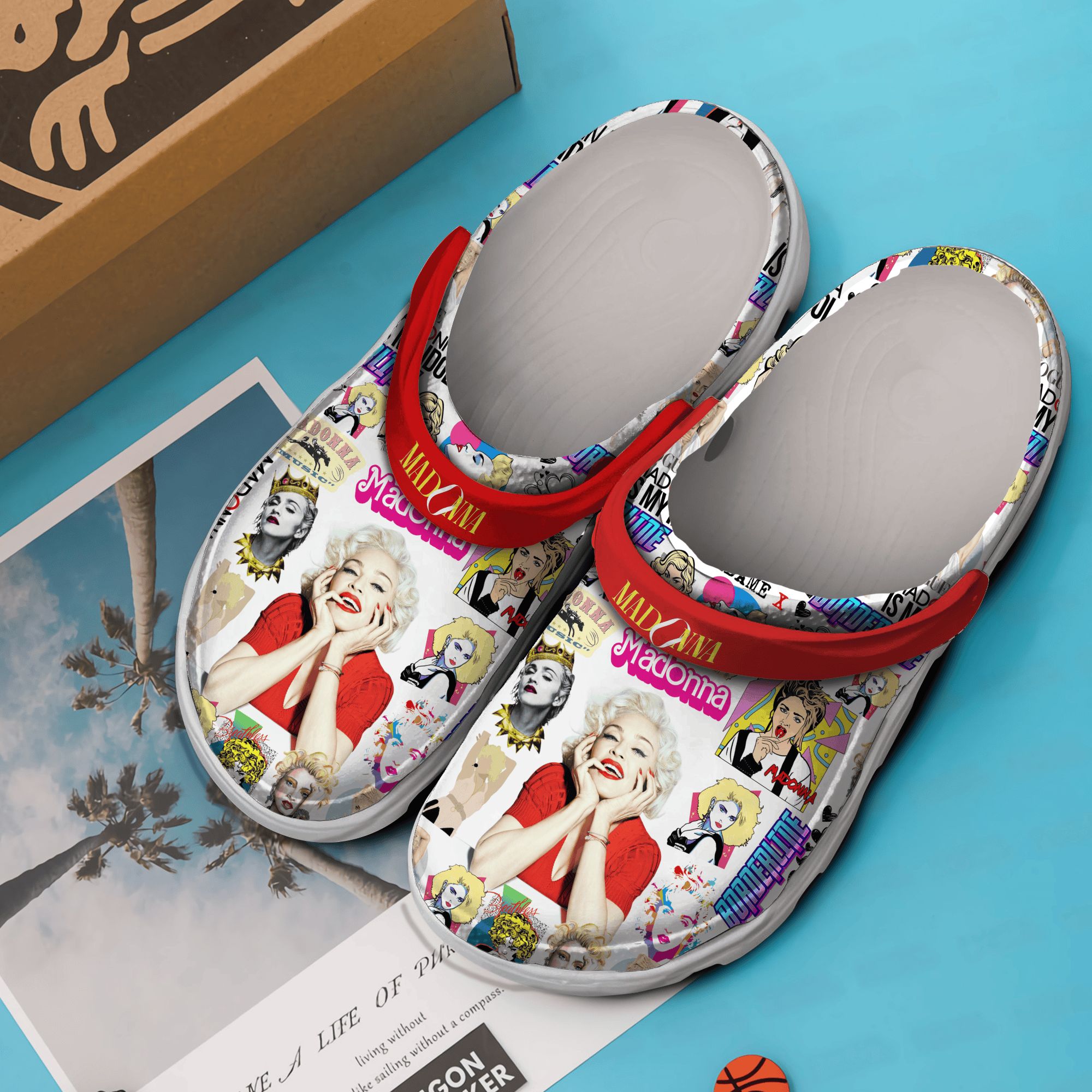 Madonna Music Crocs Crocband Clogs Shoes Comfortable For Men Women and Kids - Image 4