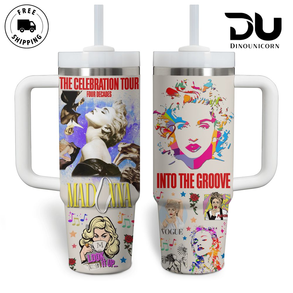 Madonna Music Custom Stanley Cup 40 oz 30 oz Tumbler With HandleTVC2301709 - Image 3