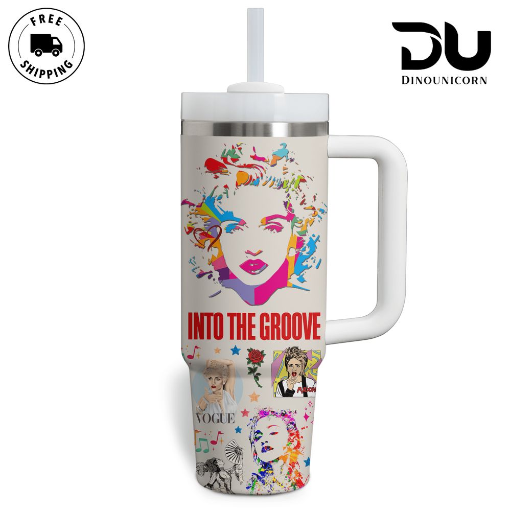 Madonna Music Custom Stanley Cup 40 oz 30 oz Tumbler With HandleTVC2301709 - Image 4