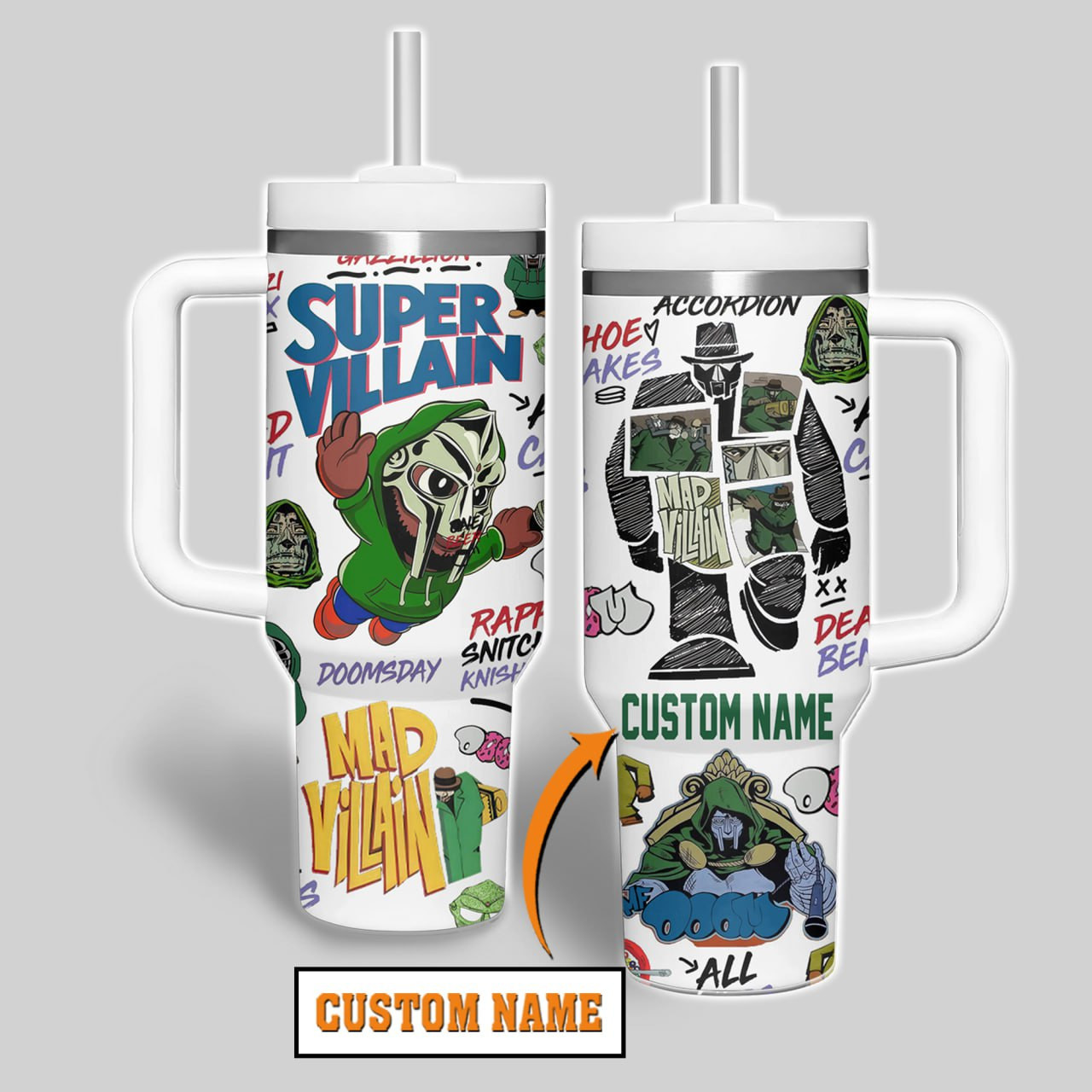 Madvillain Music Custom Stanley Cup 40 oz 30 oz Tumbler With HandleTVC2301278