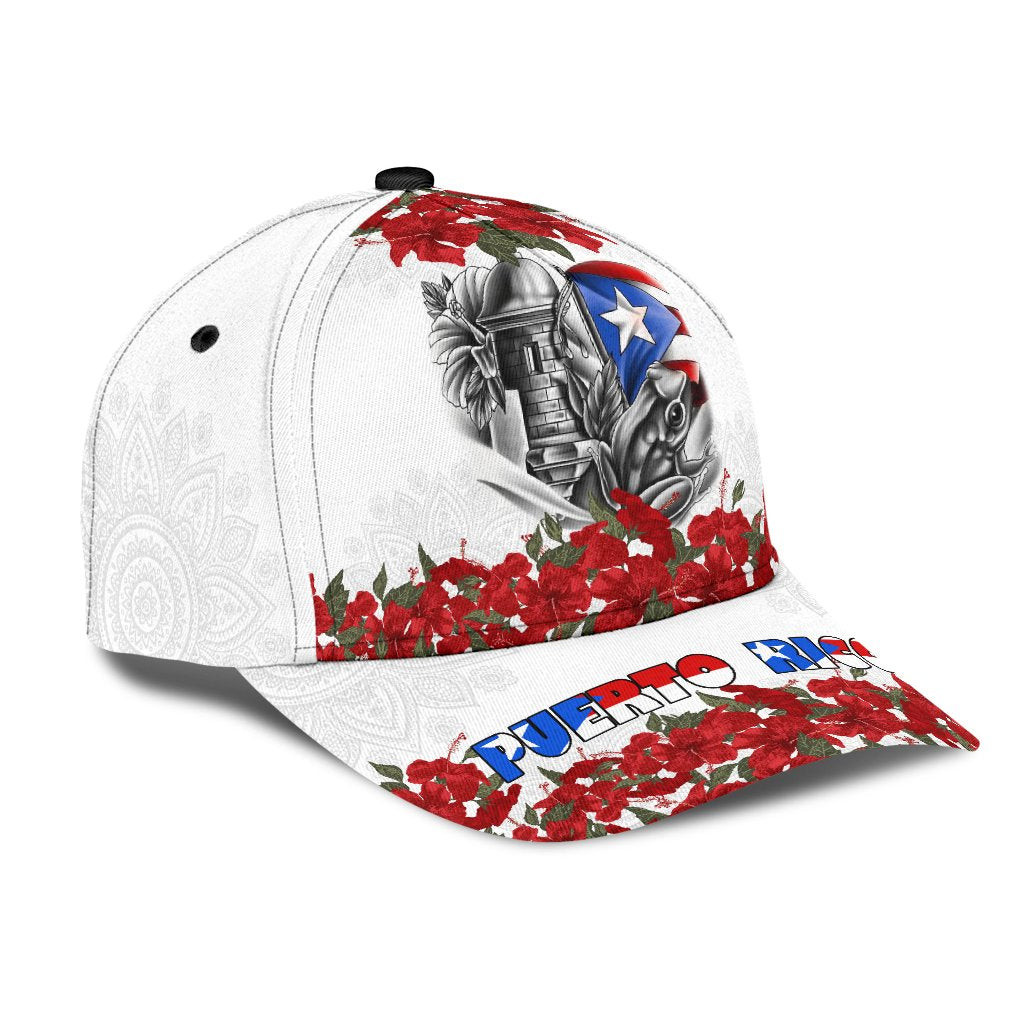 Maga Flower Puerto Rico Classic Cap Trucker Hats Custom Hats Gifts For Men & Women