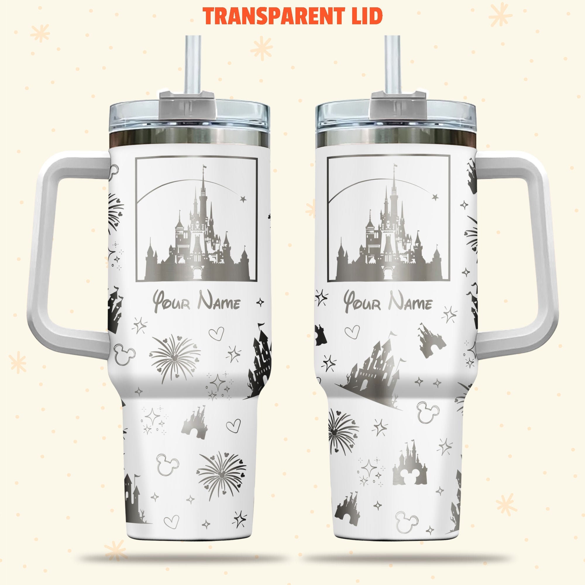 Magical Castle Disney Cartoon Custom Stanley Cup 40 oz 30 oz Tumbler With HandleTVC2301980