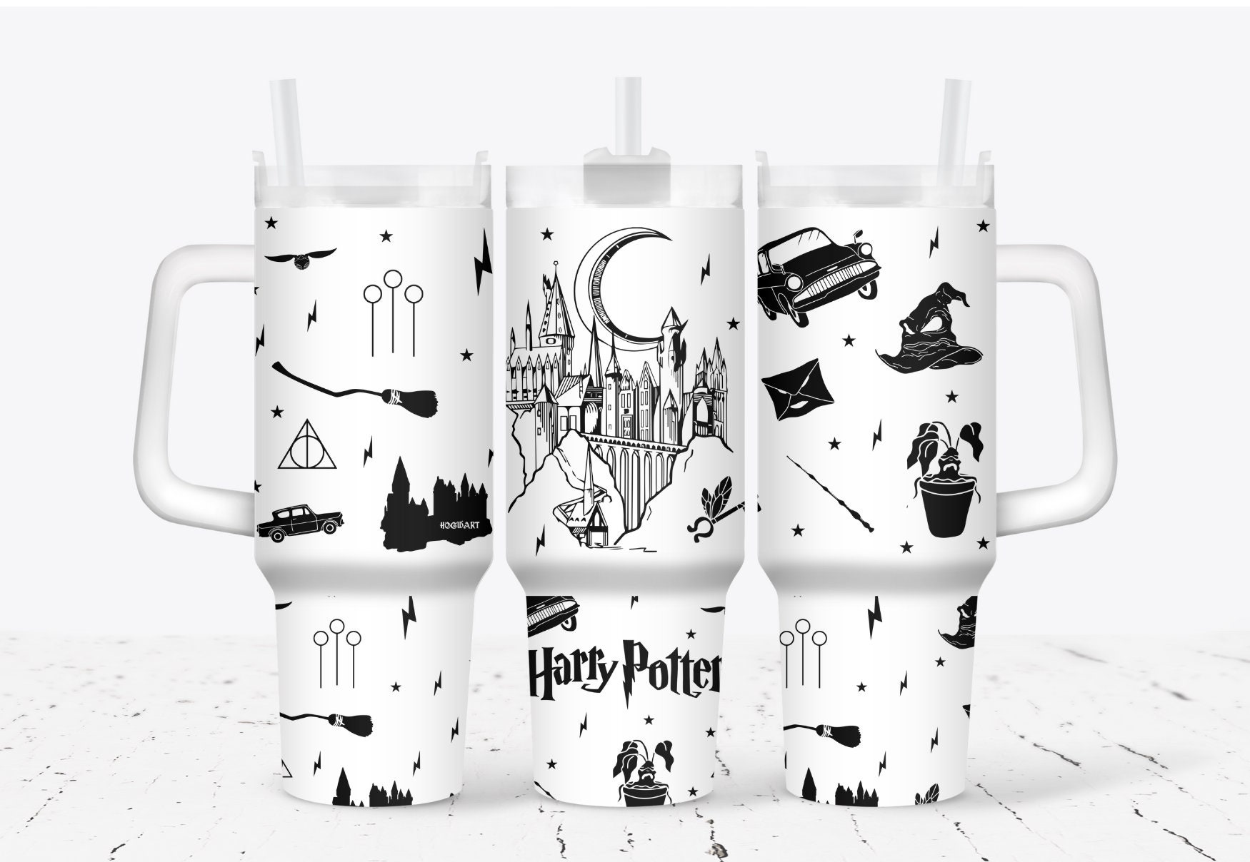 Magical Castle Harry Potter Movies Custom Stanley Cup 40 oz 30 oz Tumbler With HandleTVC2301928