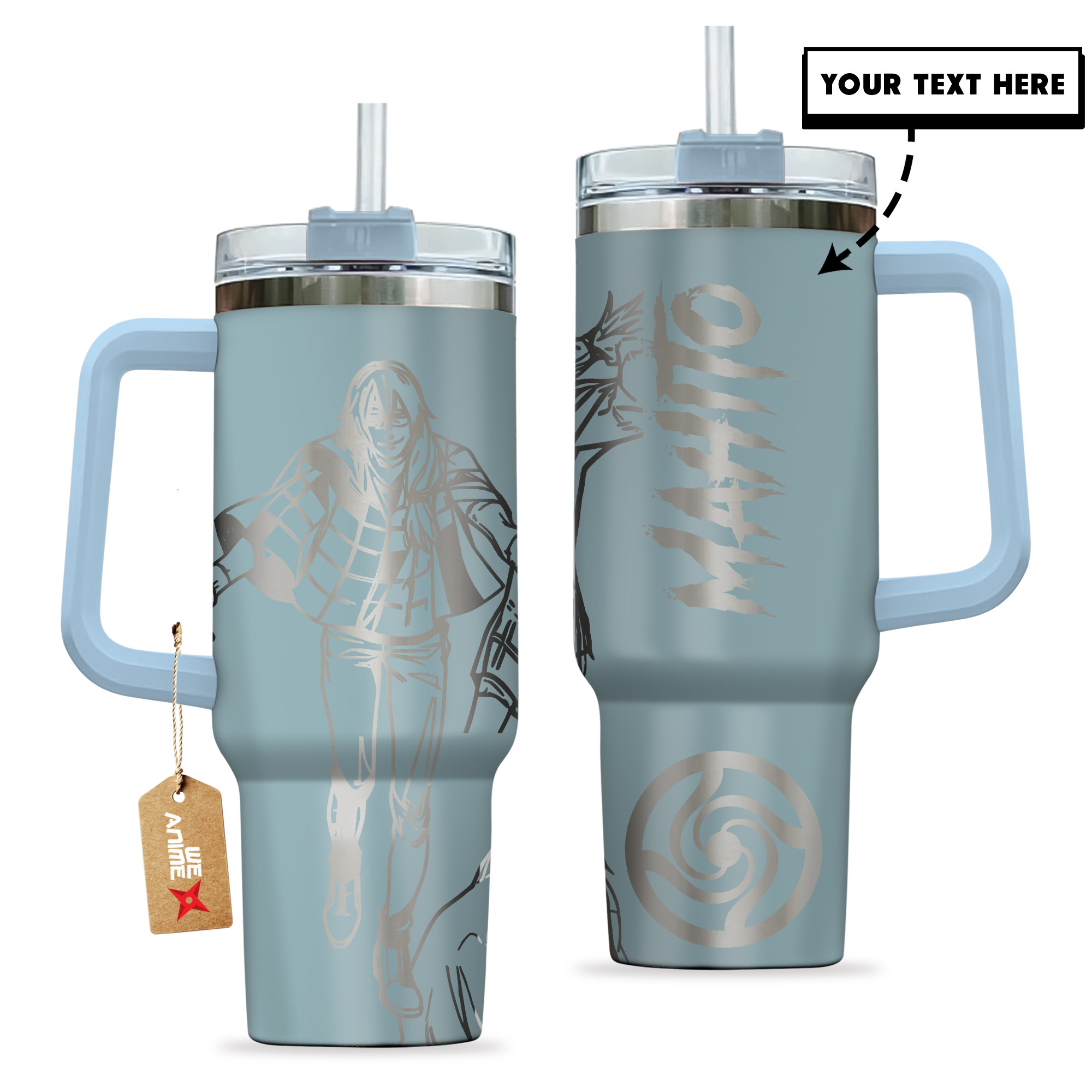 Mahito Jujutsu Kaisen Anime Custom Stanley Cup 40 oz 30 oz Tumbler With HandleTVC2301141 - Image 2