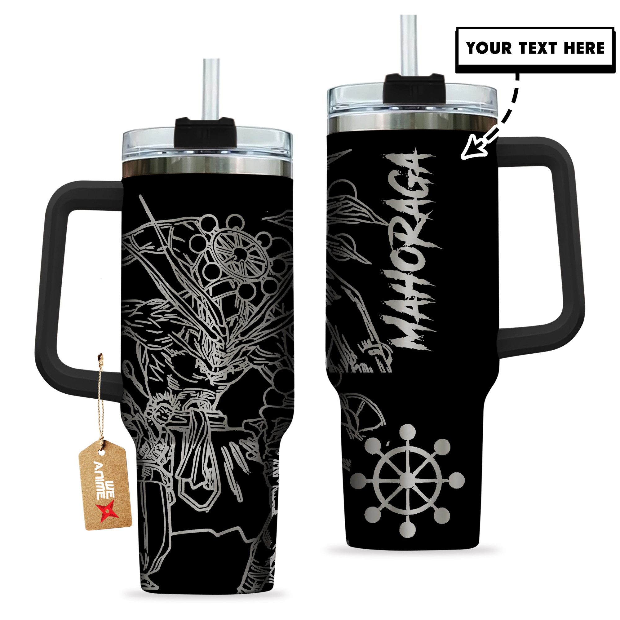 Mahoraga Jujutsu Kaisen Anime Custom Stanley Cup 40 oz 30 oz Tumbler With HandleTVC2301144 - Image 2
