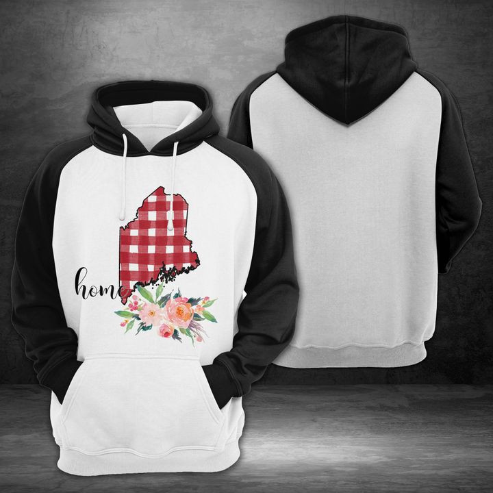 Maine Home 3D All Over Print Hoodie, Zip Hoodie
