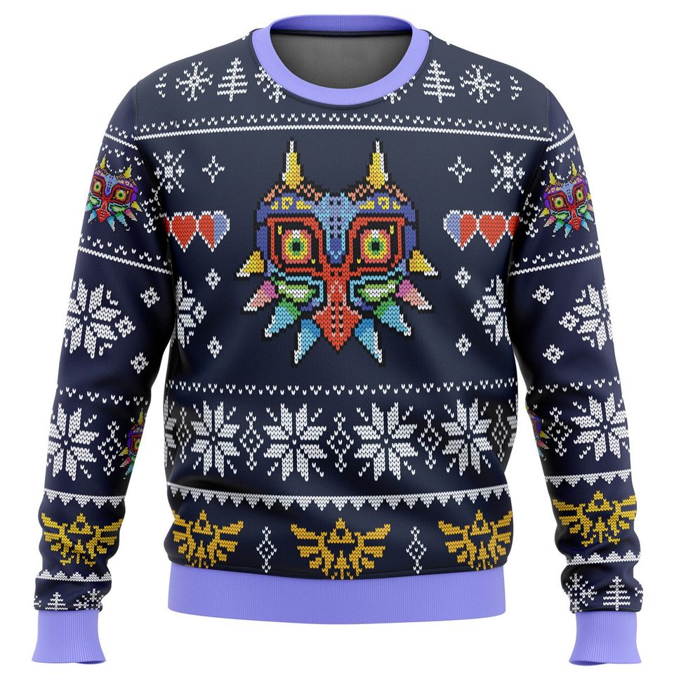 Majoras Mask Legend of Zelda Ugly Christmas Sweater, Legend of Zelda Sweater