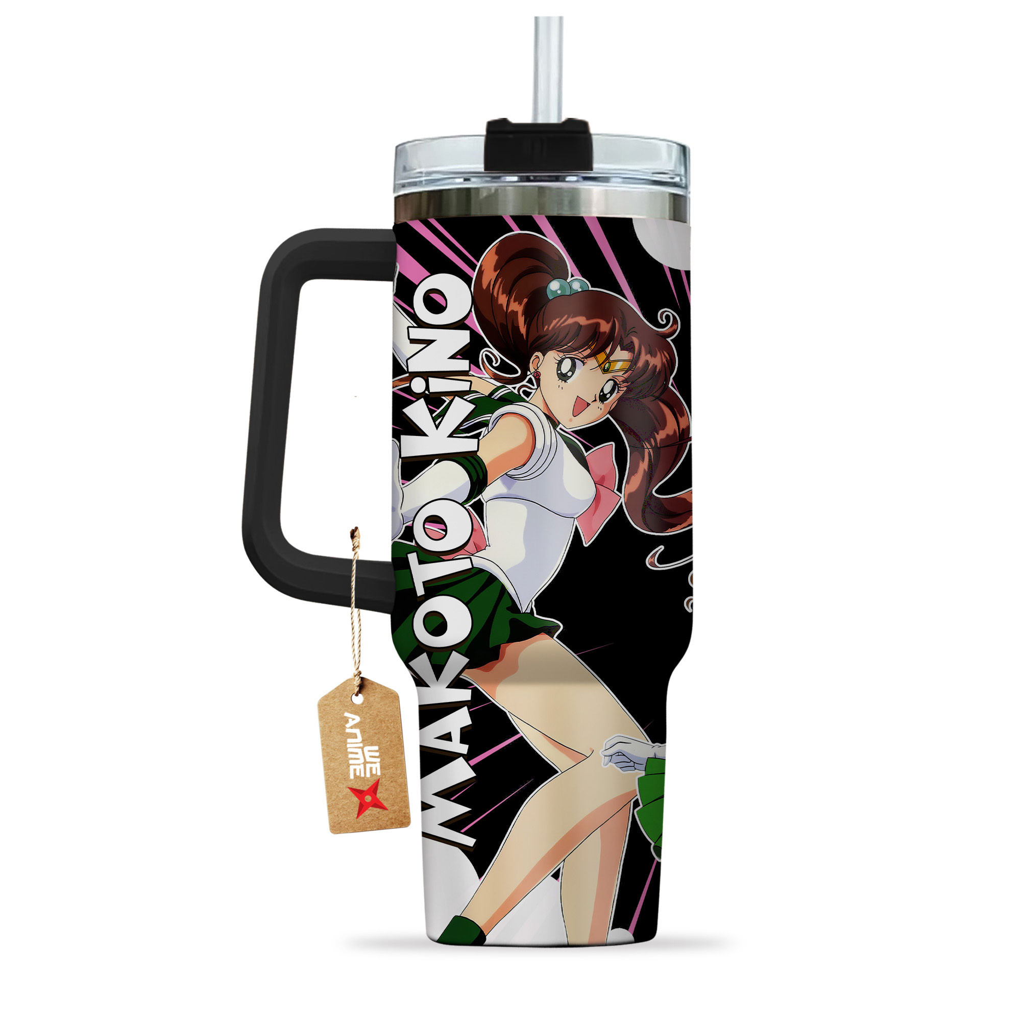 Makoto Kino Sailor Moon Anime Custom Stanley Cup 40 oz 30 oz Tumbler With HandleTVC2301154 - Image 4