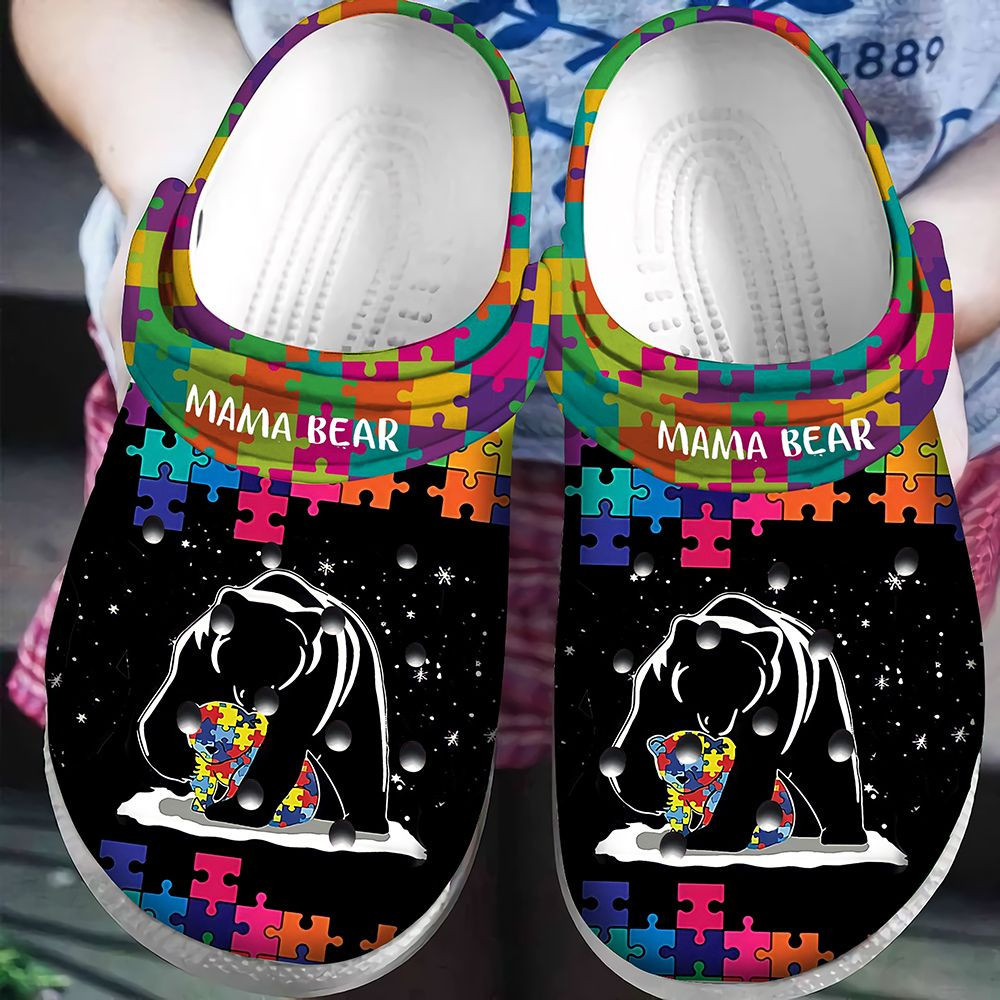 Mama Bear Autism Classic Clogs Shoes