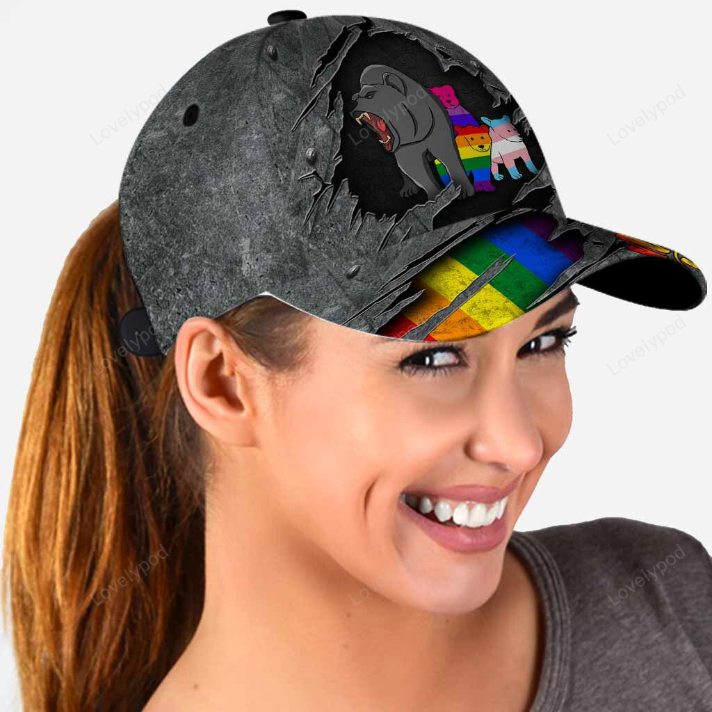 Mama Bear Baseball Cap Hat Lgbt Support Cap With Printed Vent Holes Lgbt Cap Hat Trucker Hats Custom Hats Gifts For Men & Women