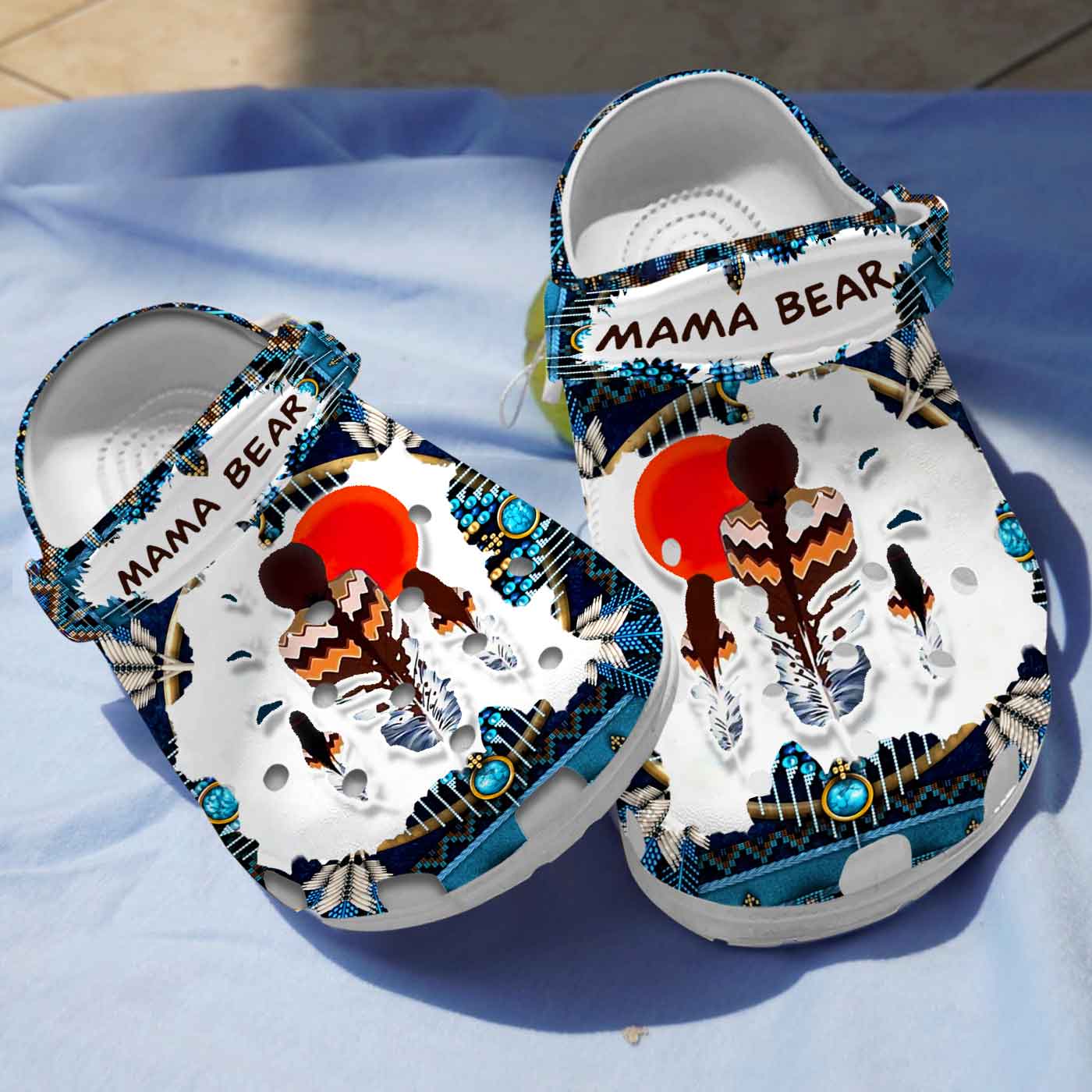 Mama Bear Crocs Crocband Clogs Shoes Comfortable For Men Women and Kids