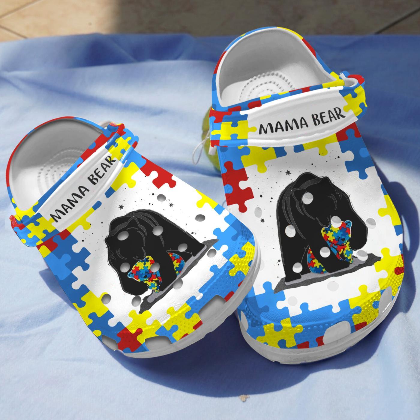 Mama Bear Crocs Crocband Clogs Shoes Comfortable For Men Women and Kids