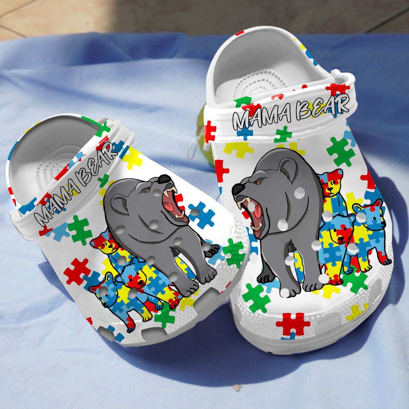 Mama Bear Crocs Crocband Clogs Shoes Comfortable For Men Women and Kids