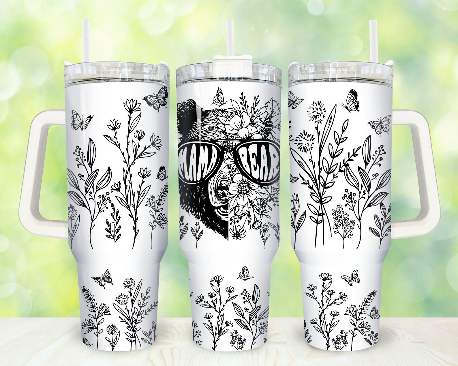 Mama Bear Custom Stanley Cup 40 oz 30 oz Tumbler With HandleTVC2301861