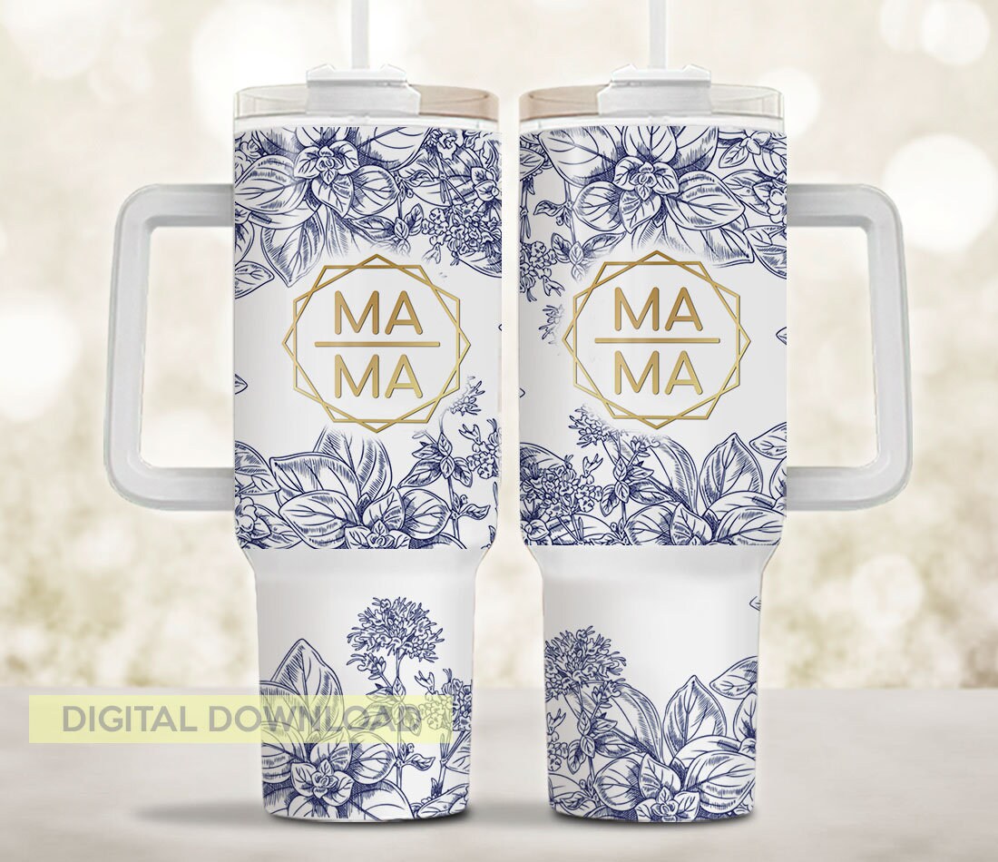 Mama Floral Custom Stanley Cup 40 oz 30 oz Tumbler With HandleTVC2301959 - Image 7