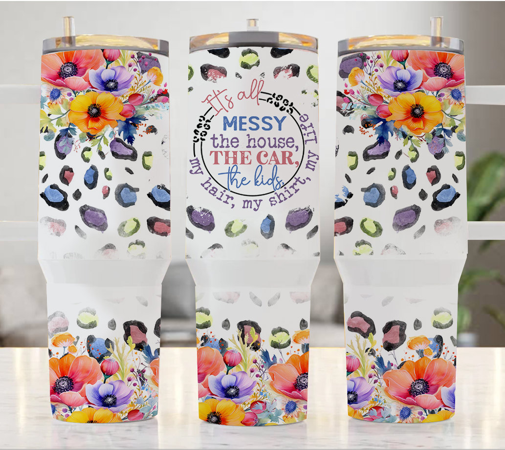 Mama Floral Leopard Print Custom Stanley Cup 40 oz 30 oz Tumbler With HandleTVC2301959