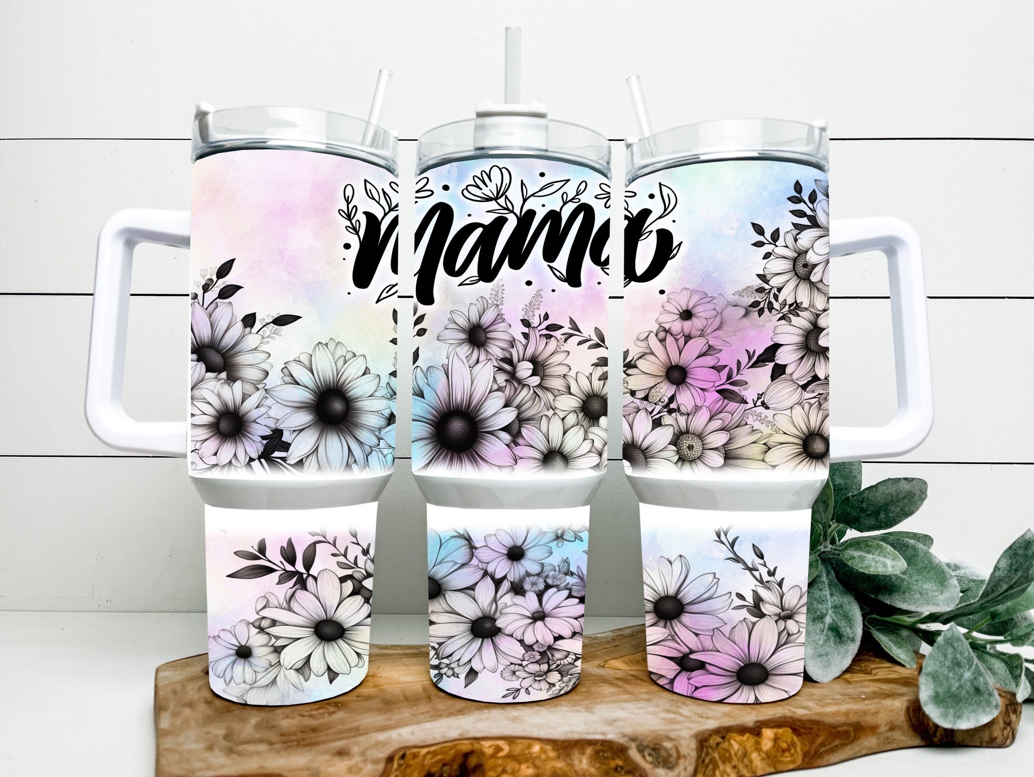 Mama Floral Motherâ€™s Day Custom Stanley Cup 40 oz 30 oz Tumbler With HandleTVC2301164