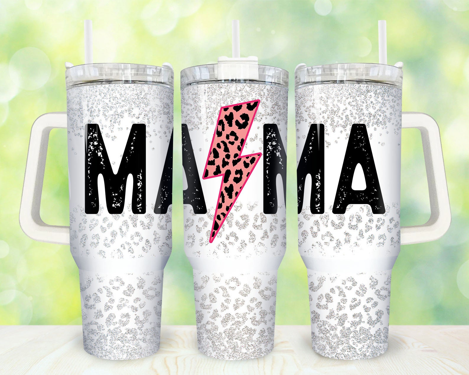 Mama Leopard Print Custom Stanley Cup 40 oz 30 oz Tumbler With HandleTVC2301862