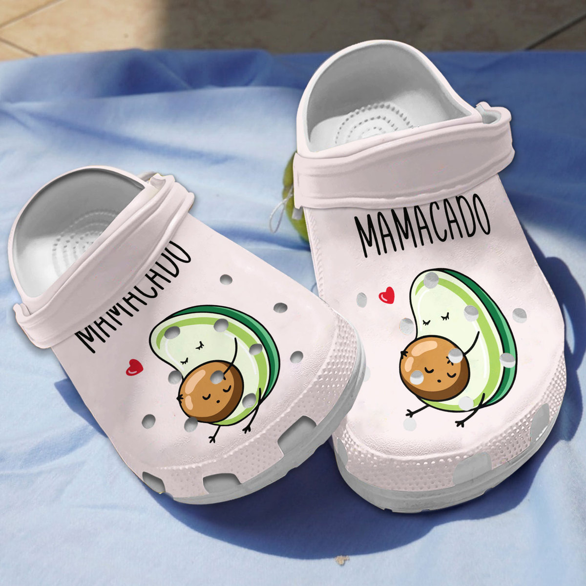 Mamacado Avocado Crocs Crocband Clogs Shoes Comfortable For Men Women and Kids