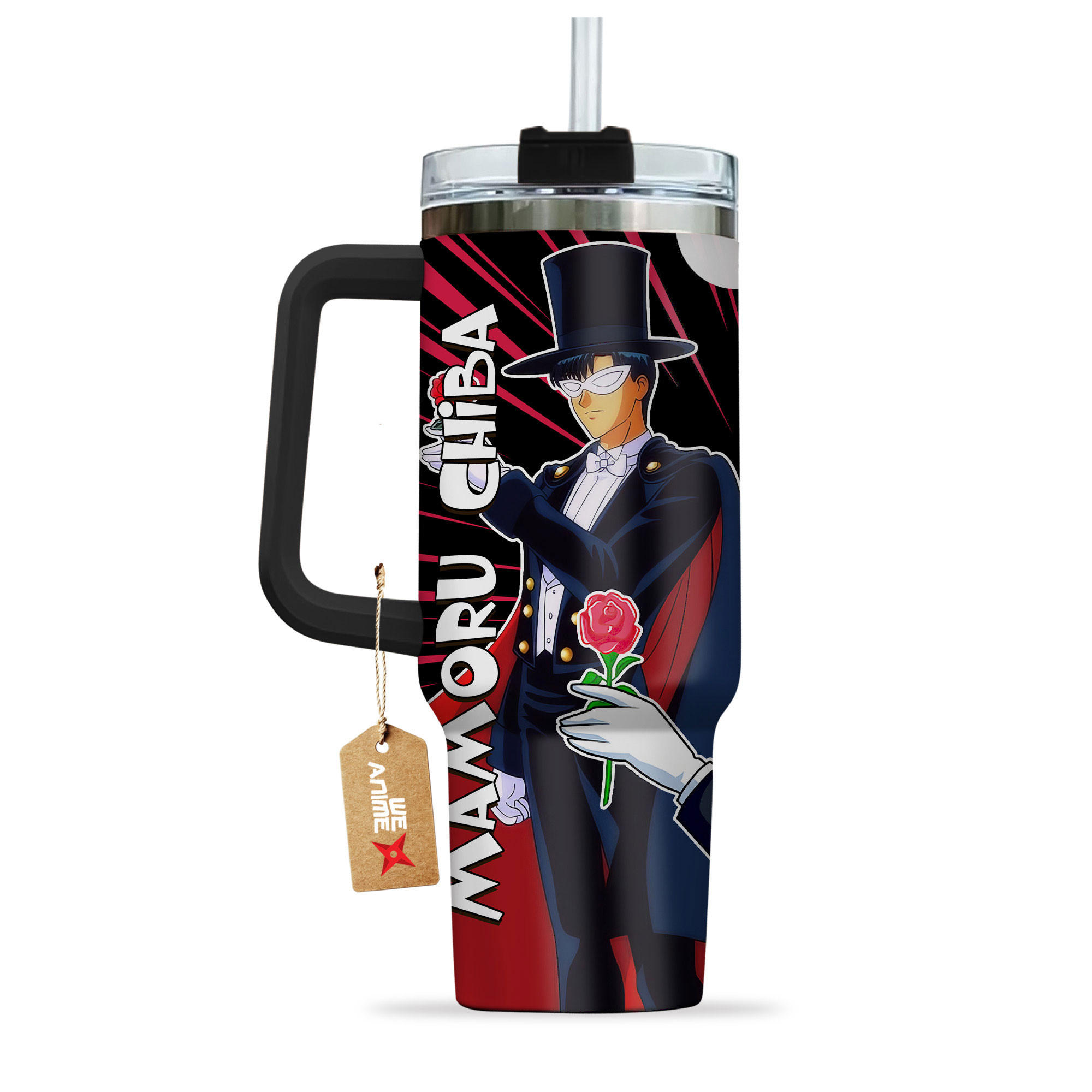 Mamoru Chiba Sailor Moon Anime Custom Stanley Cup 40 oz 30 oz Tumbler With HandleTVC2301153 - Image 4
