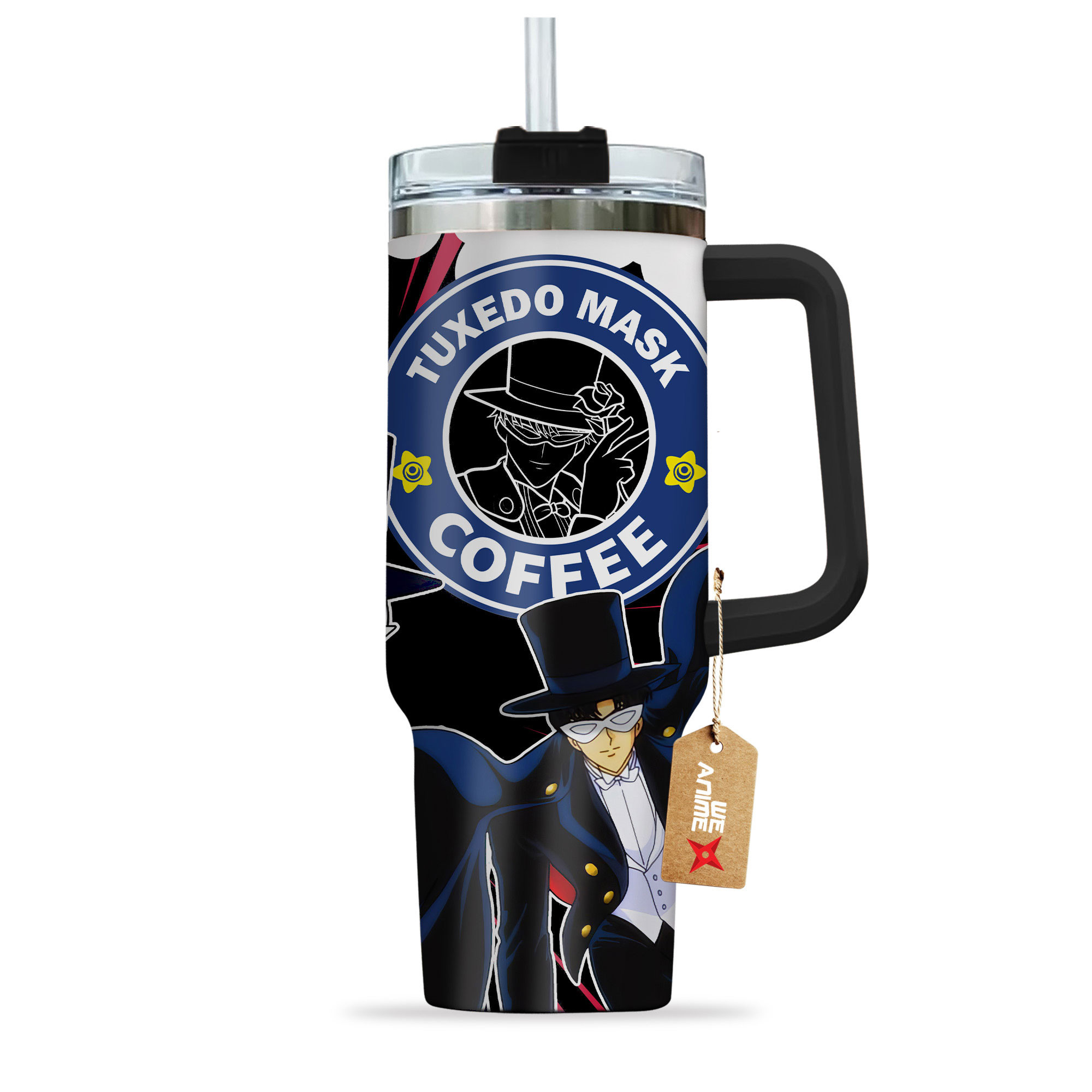 Mamoru Chiba Sailor Moon Anime Custom Stanley Cup 40 oz 30 oz Tumbler With HandleTVC2301153 - Image 3