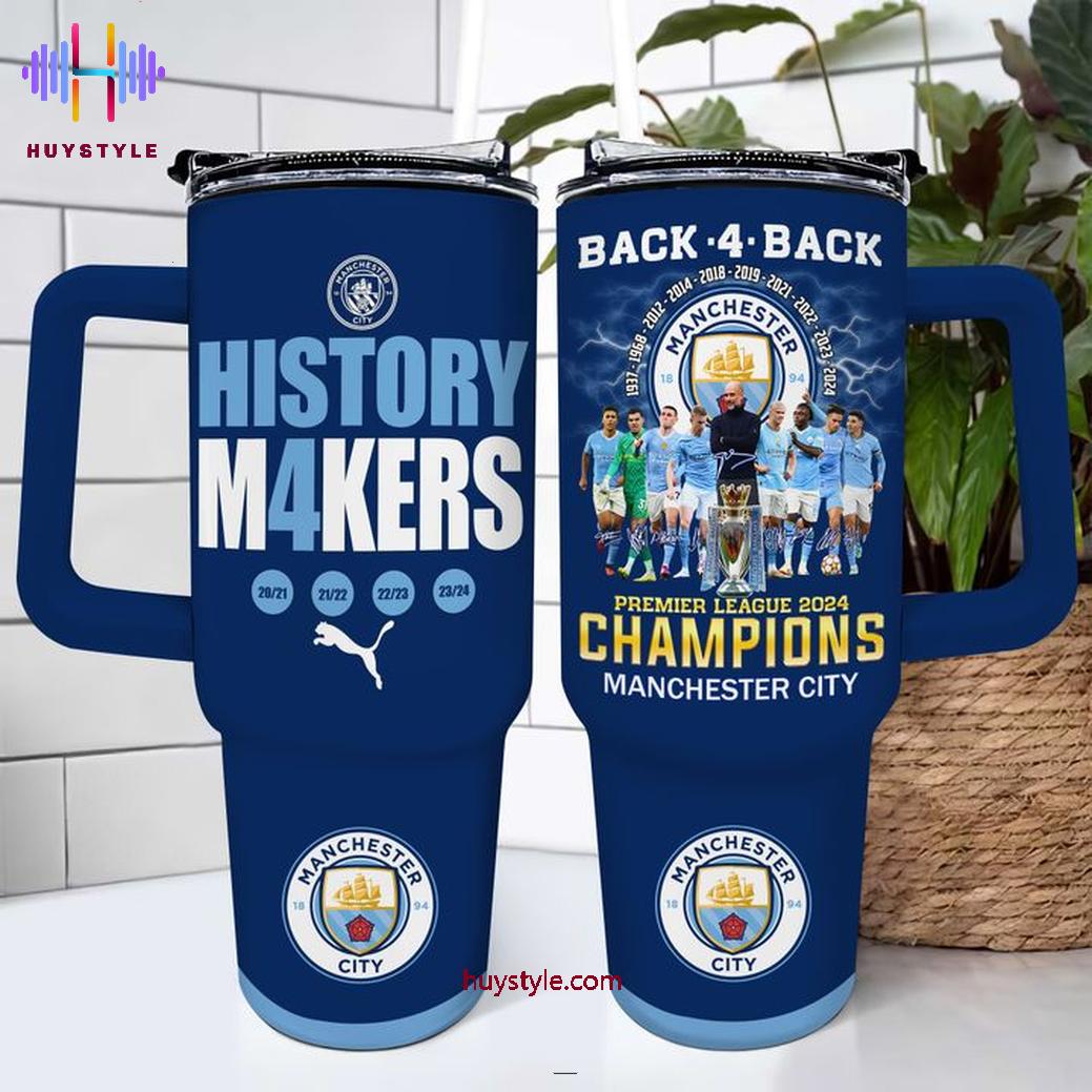 Manchester City Champions 2024 Custom Stanley Cup 40 oz 30 oz Tumbler With HandleTVC2301697