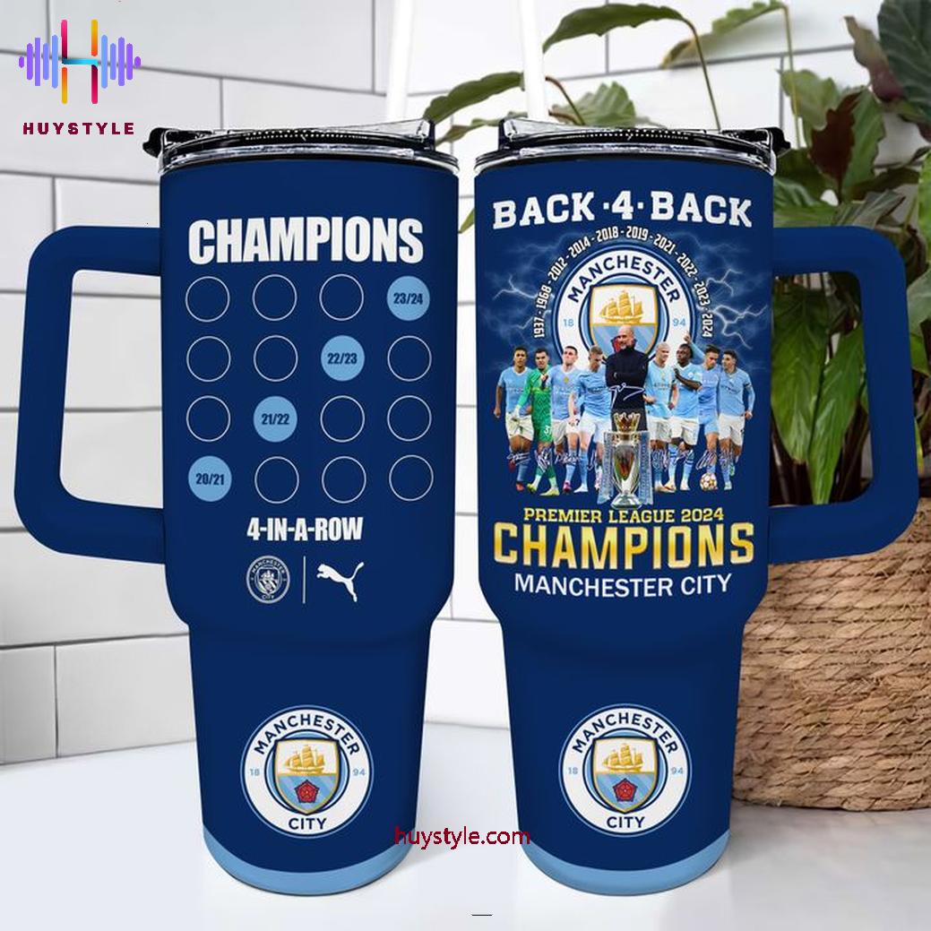 Manchester City Champions 2025Custom Stanley Cup 40 oz 30 oz Tumbler With HandleTVC2301697