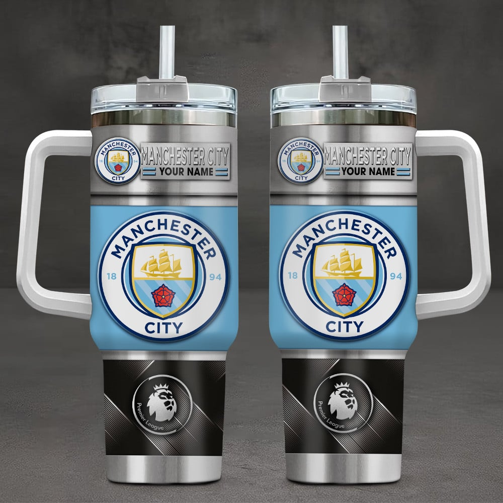 Manchester City F.C EPL Custom Stanley Cup 40 oz 30 oz Tumbler With HandleTVC230197