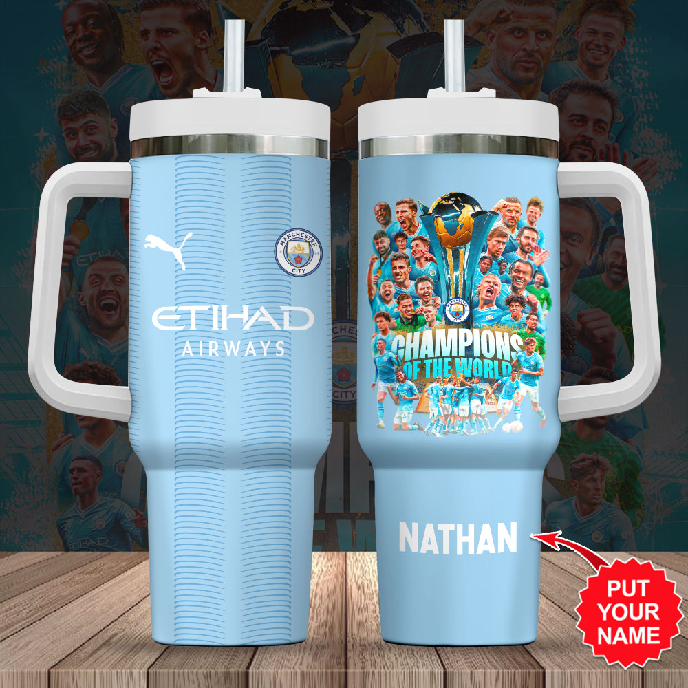 Manchester City Football Custom Stanley Cup 40 oz 30 oz Tumbler With HandleTVC2301847