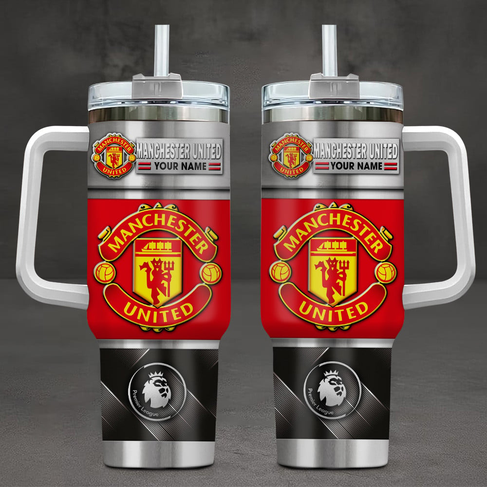 Manchester United EPL Custom Stanley Cup 40 oz 30 oz Tumbler With HandleTVC230197
