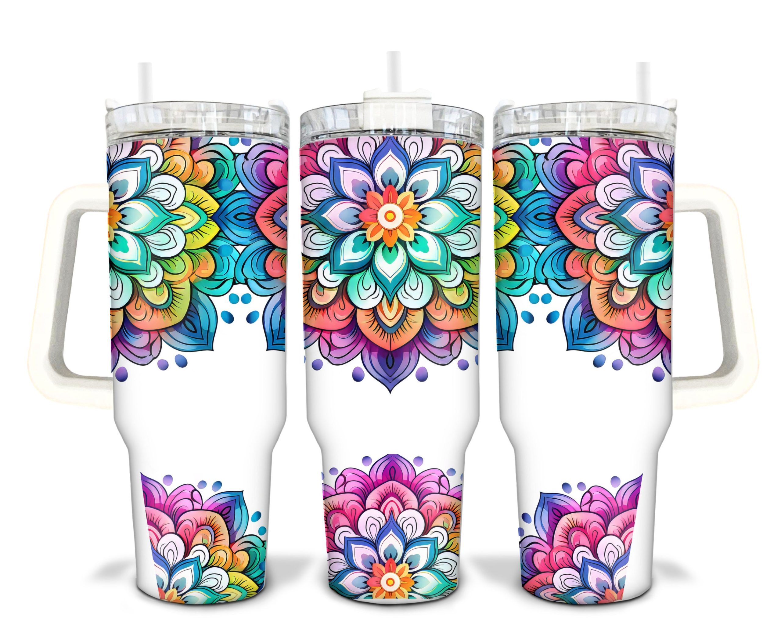 Mandala Custom Stanley Cup 40 oz 30 oz Tumbler With HandleTVC2301907