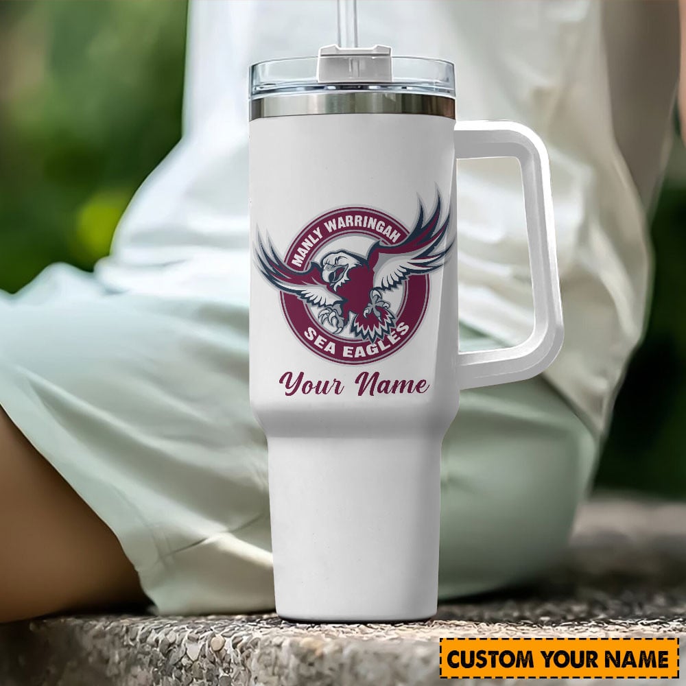 Manly Warringah Sea Eagles NRL Custom Stanley Cup 40 oz 30 oz Tumbler With HandleTVC2301195