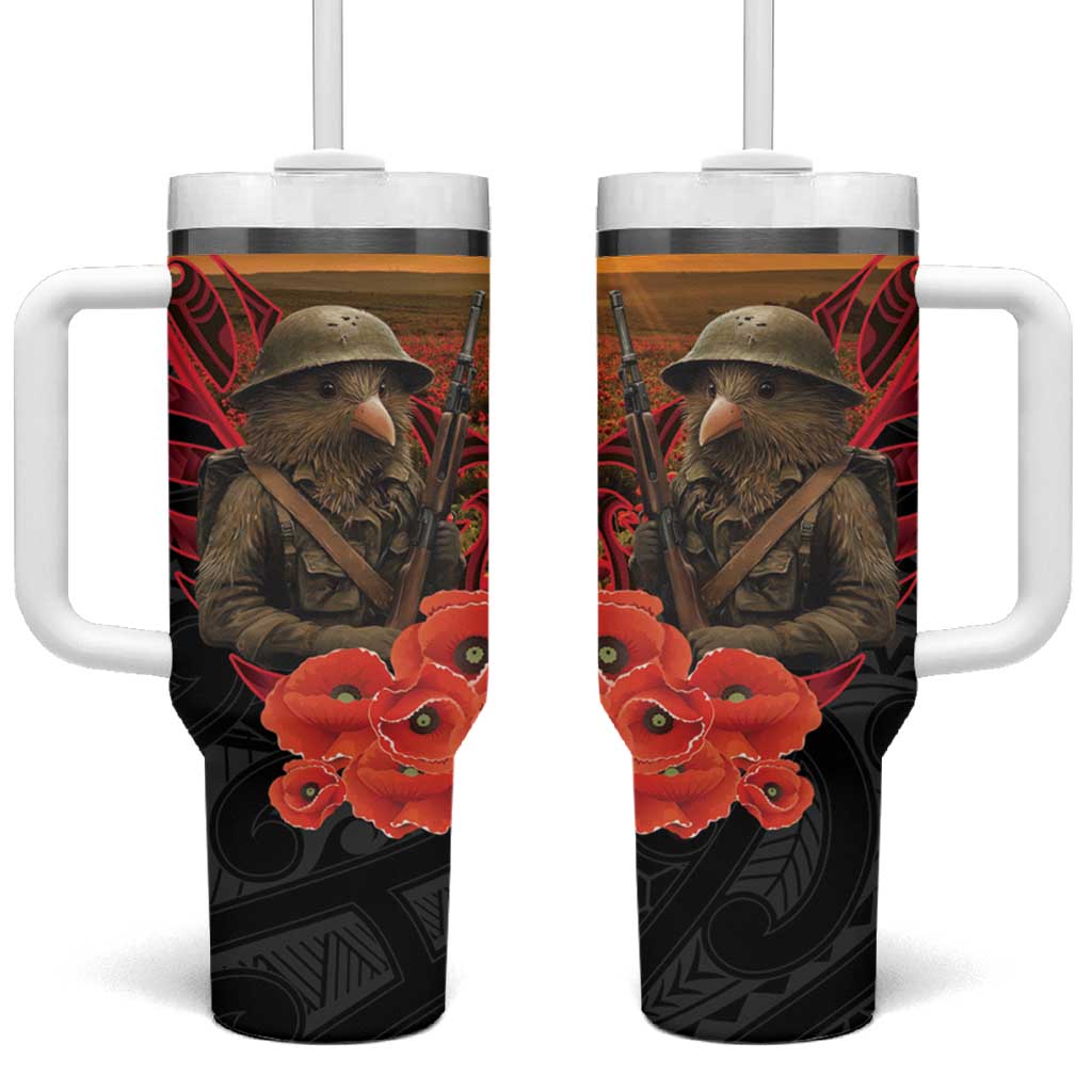 Maori Kiwi Soldier Fern Tattoo ANZAC Day Custom Stanley Cup 40 oz 30 oz Tumbler With HandleTVC2301259