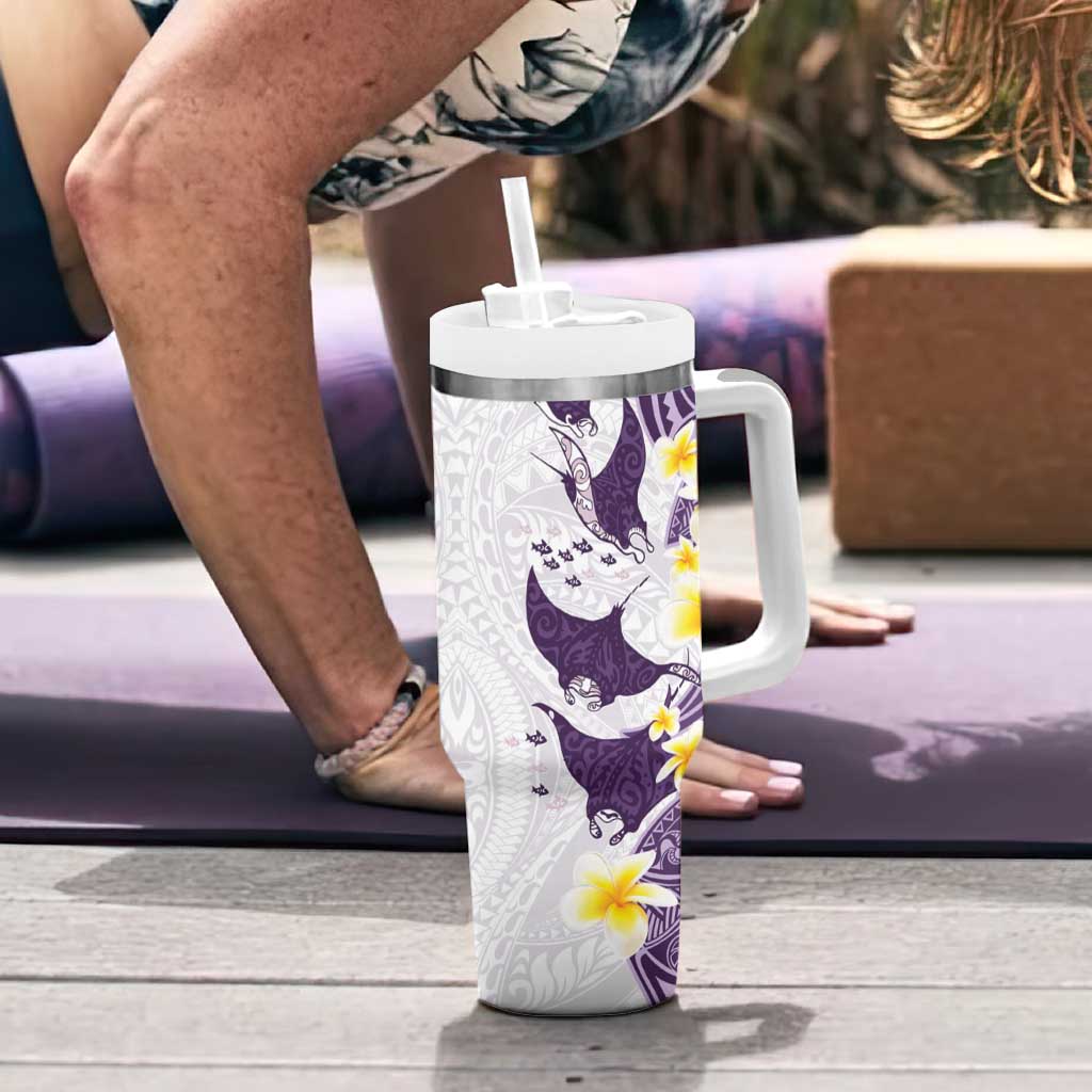 Maori Manta Ray Plumeria Deep Purple Custom Stanley Cup 40 oz 30 oz Tumbler With HandleTVC2301397 - Image 6
