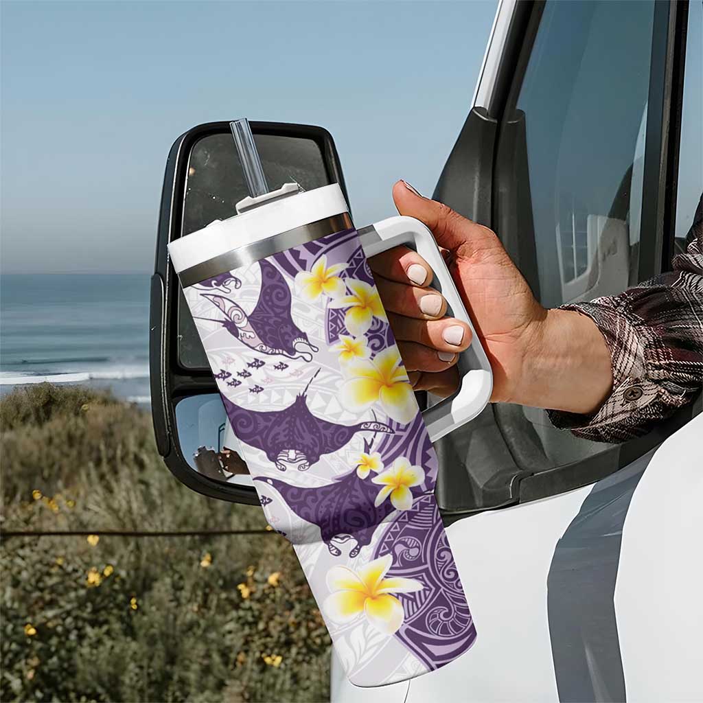 Maori Manta Ray Plumeria Deep Purple Custom Stanley Cup 40 oz 30 oz Tumbler With HandleTVC2301397 - Image 7