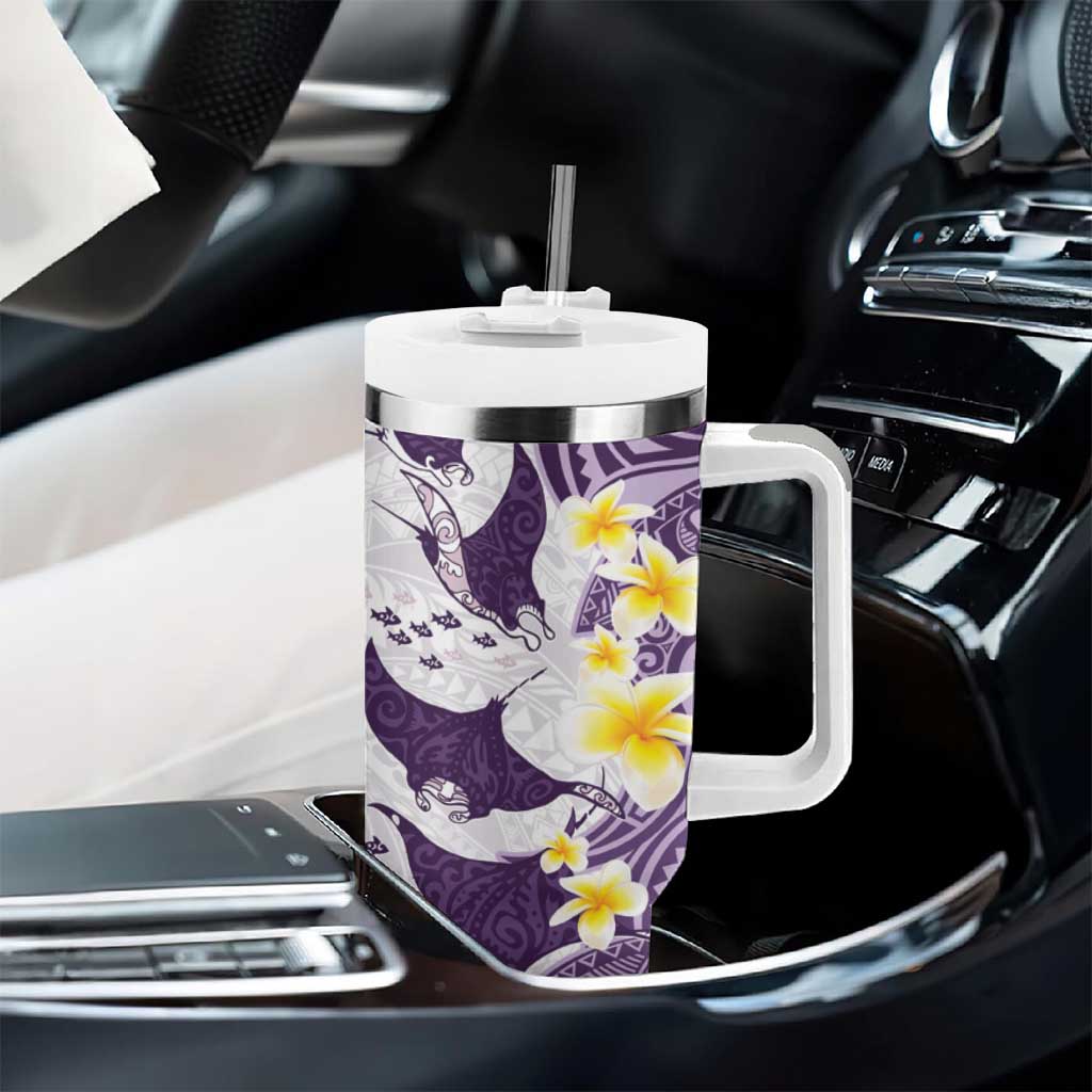 Maori Manta Ray Plumeria Deep Purple Custom Stanley Cup 40 oz 30 oz Tumbler With HandleTVC2301397 - Image 8