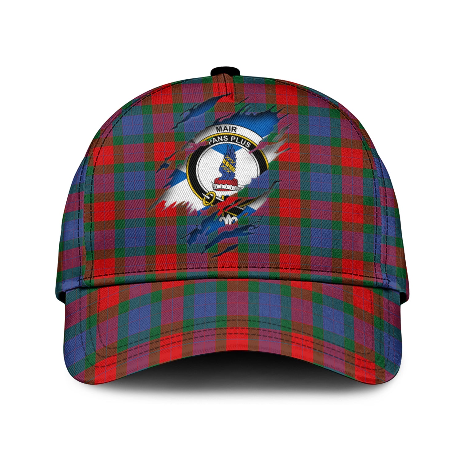 Mar Tartan Plaid Cap, Family Crest In Me Style Tartan Baseball Cap TS23 Trucker Hats Custom Hats Gifts For Men & Women