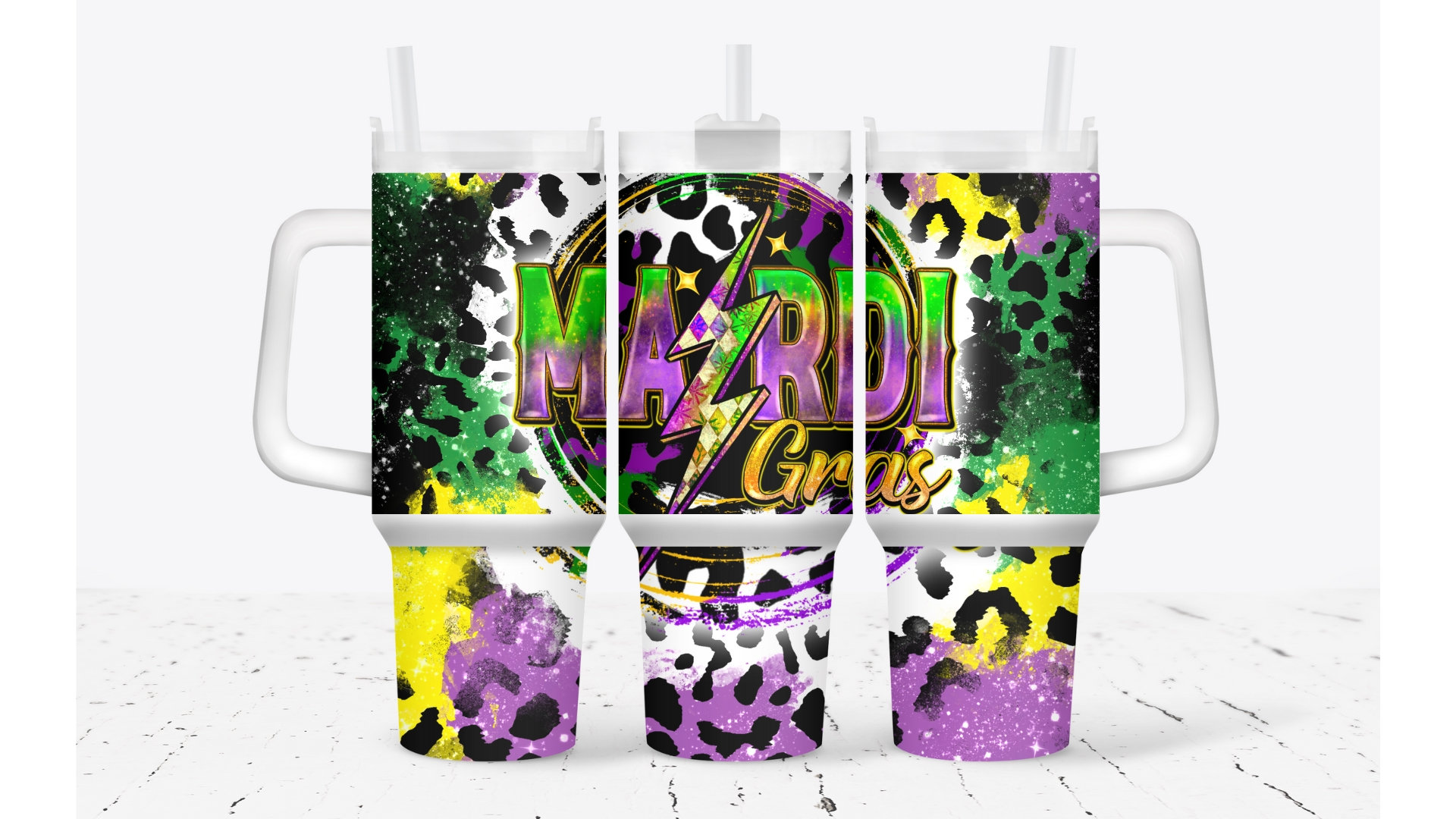 Mardi Gras Custom Stanley Cup 40 oz 30 oz Tumbler With HandleTVC2301929