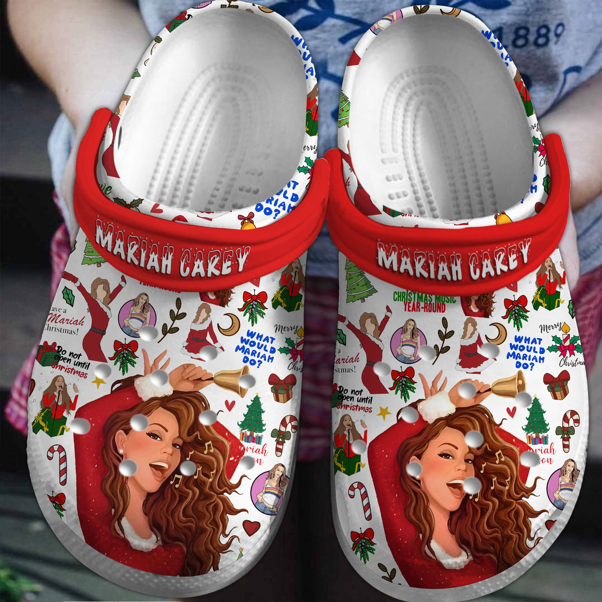 Mariah Carey Music Crocs Crocband Clogs Shoes Comfortable For Men Women and Kids