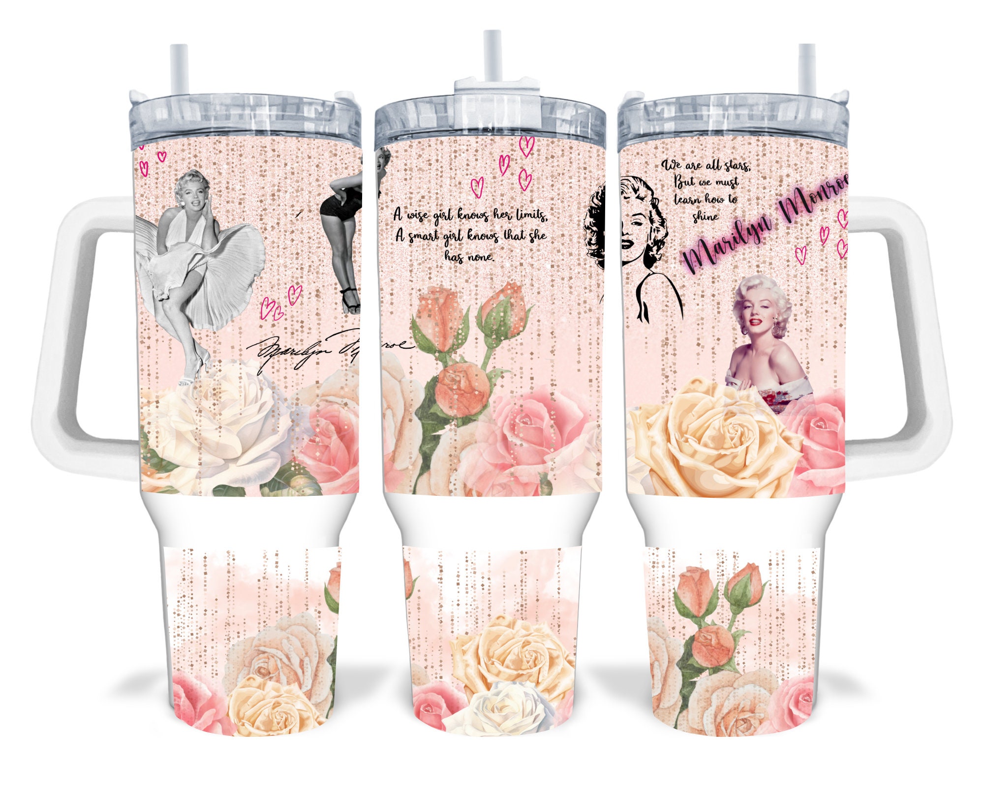 Marilyn Monroe Custom Stanley Cup 40 oz 30 oz Tumbler With HandleTVC2301231