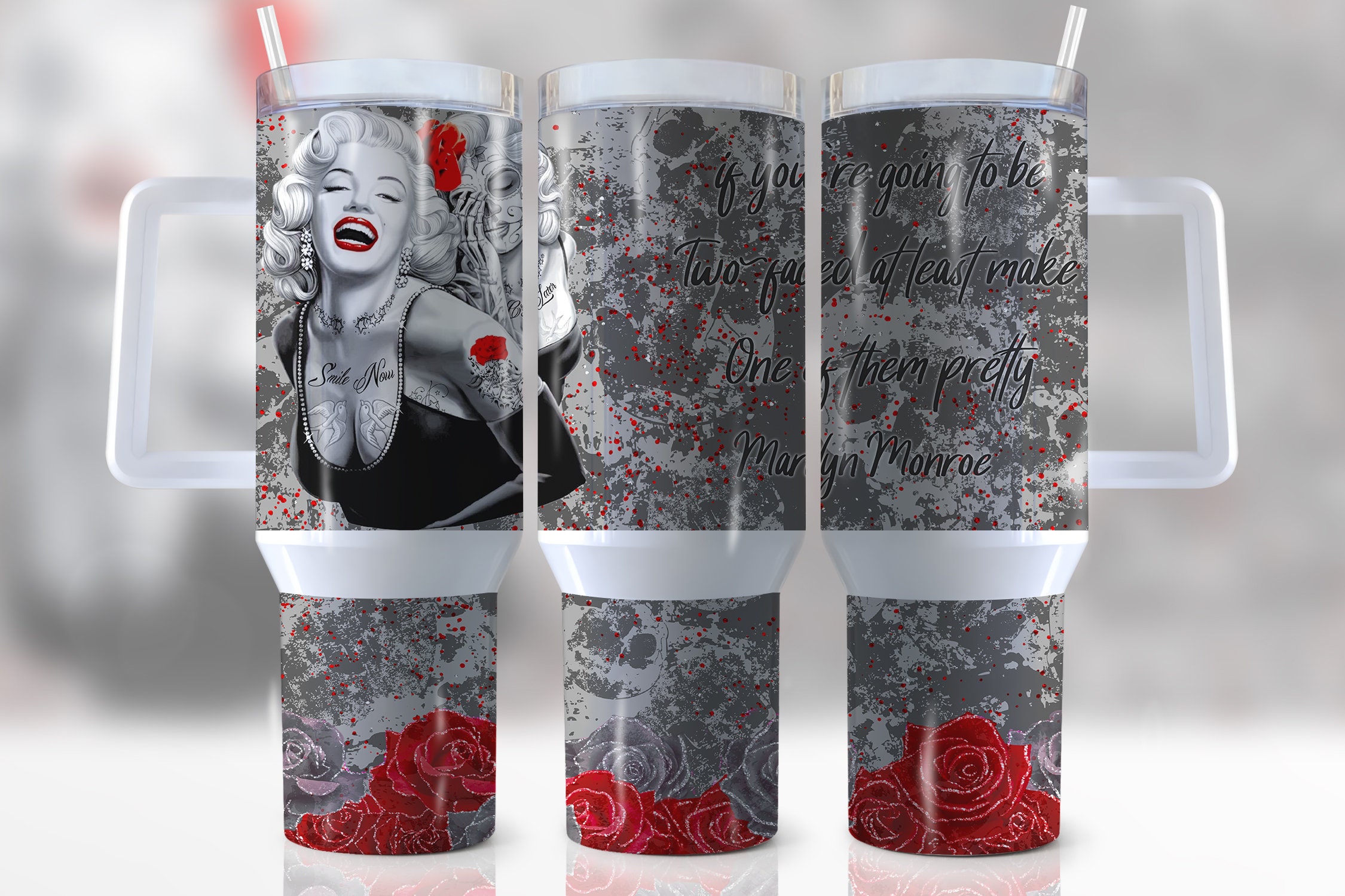Marilyn Monroe Custom Stanley Cup 40 oz 30 oz Tumbler With HandleTVC2301944