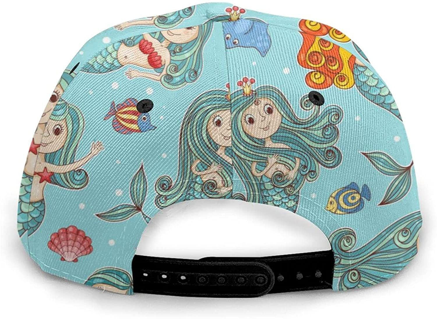 Marine Sea Life Print Classic Baseball 3D Cap Adjustable Twill Sports Dad Hats for Unisex Trucker Hats Custom Hats Gifts For Men & Women