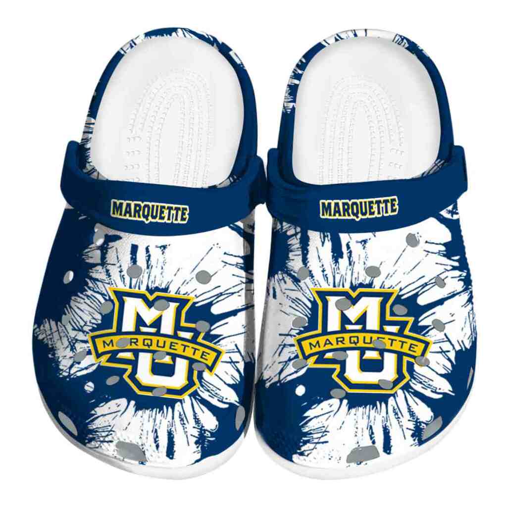Marquette Golden Eagles Splatter Graphics ClogTVC1801712