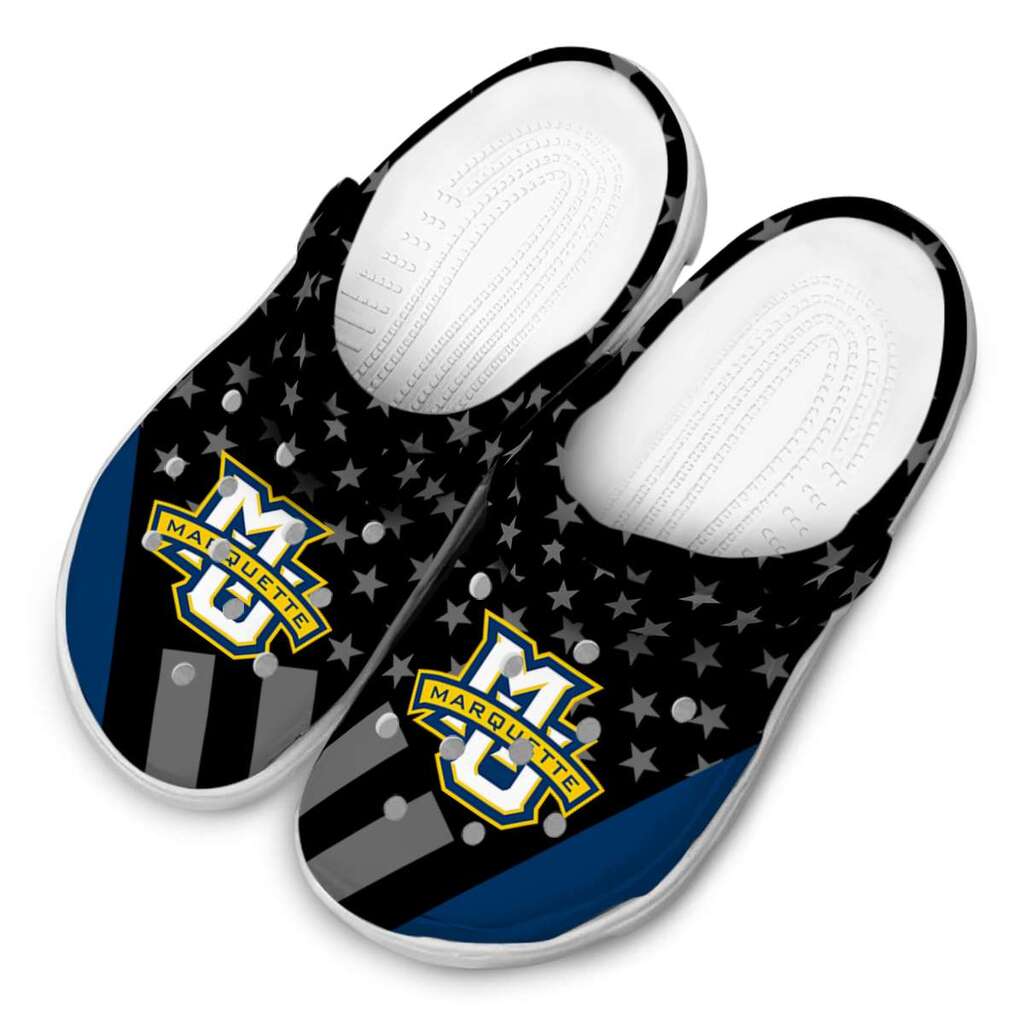 Marquette Golden Eagles Stellar Stripes Theme ClogTVC1801793 - Image 4