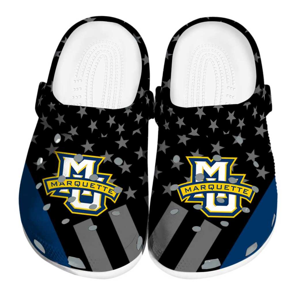 Marquette Golden Eagles Stellar Stripes Theme ClogTVC1801793