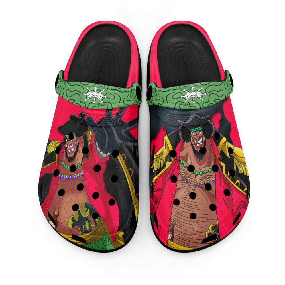 Marshall D. Teach One Piece Anime Crocs Crocband Clogs Shoes Comfortable For Men Women and Kids