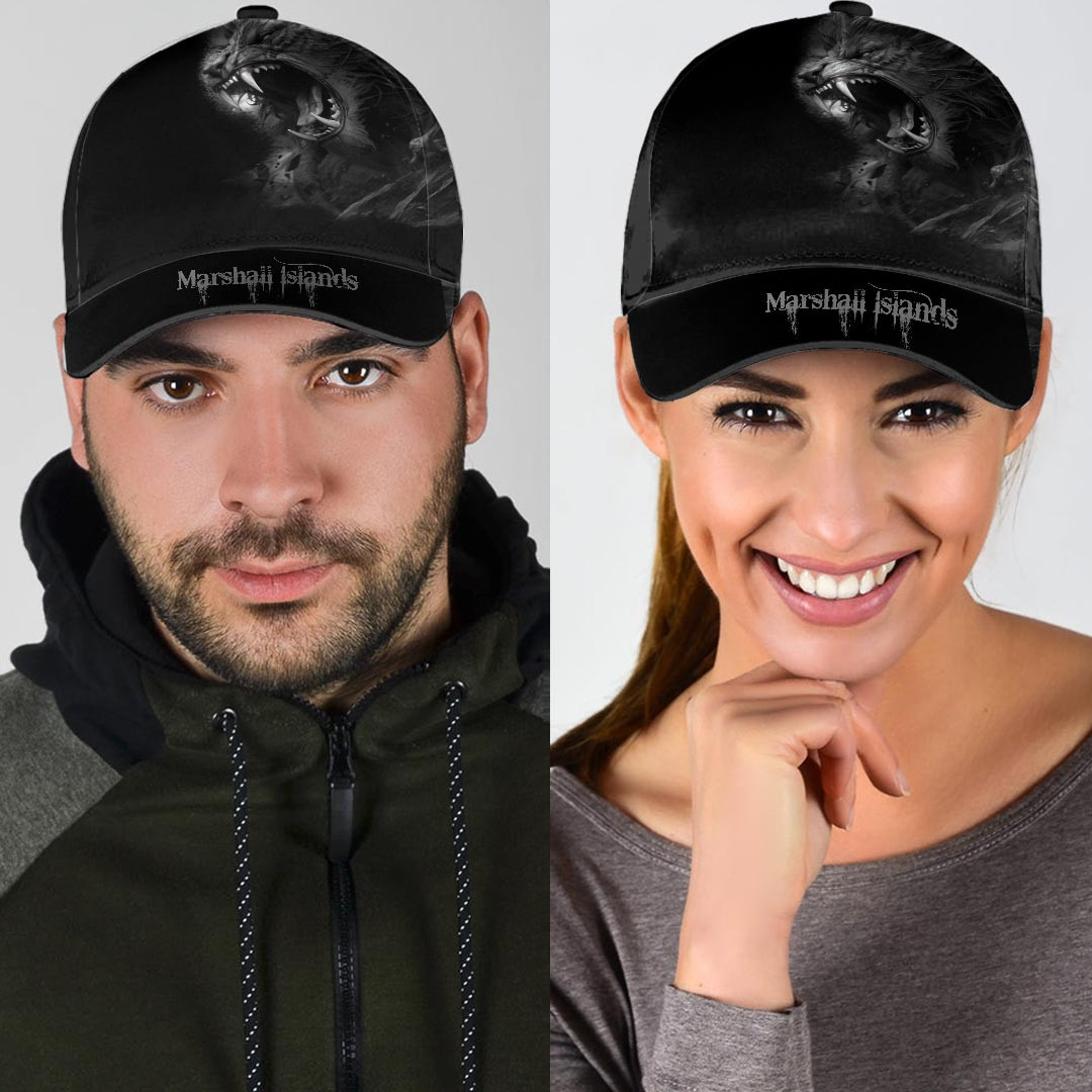Marshall Islands Classic Cap The Lord is Our King - The Roar Baseball Cap Hat Trucker Hats Custom Hats Gifts For Men & Women