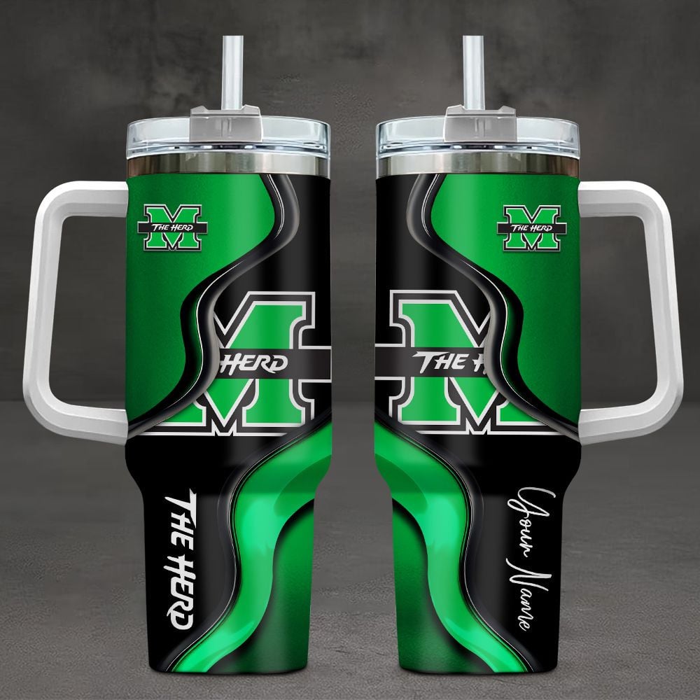 Marshall Thundering Herd NCAA Custom Stanley Cup 40 oz 30 oz Tumbler With HandleTVC2301105