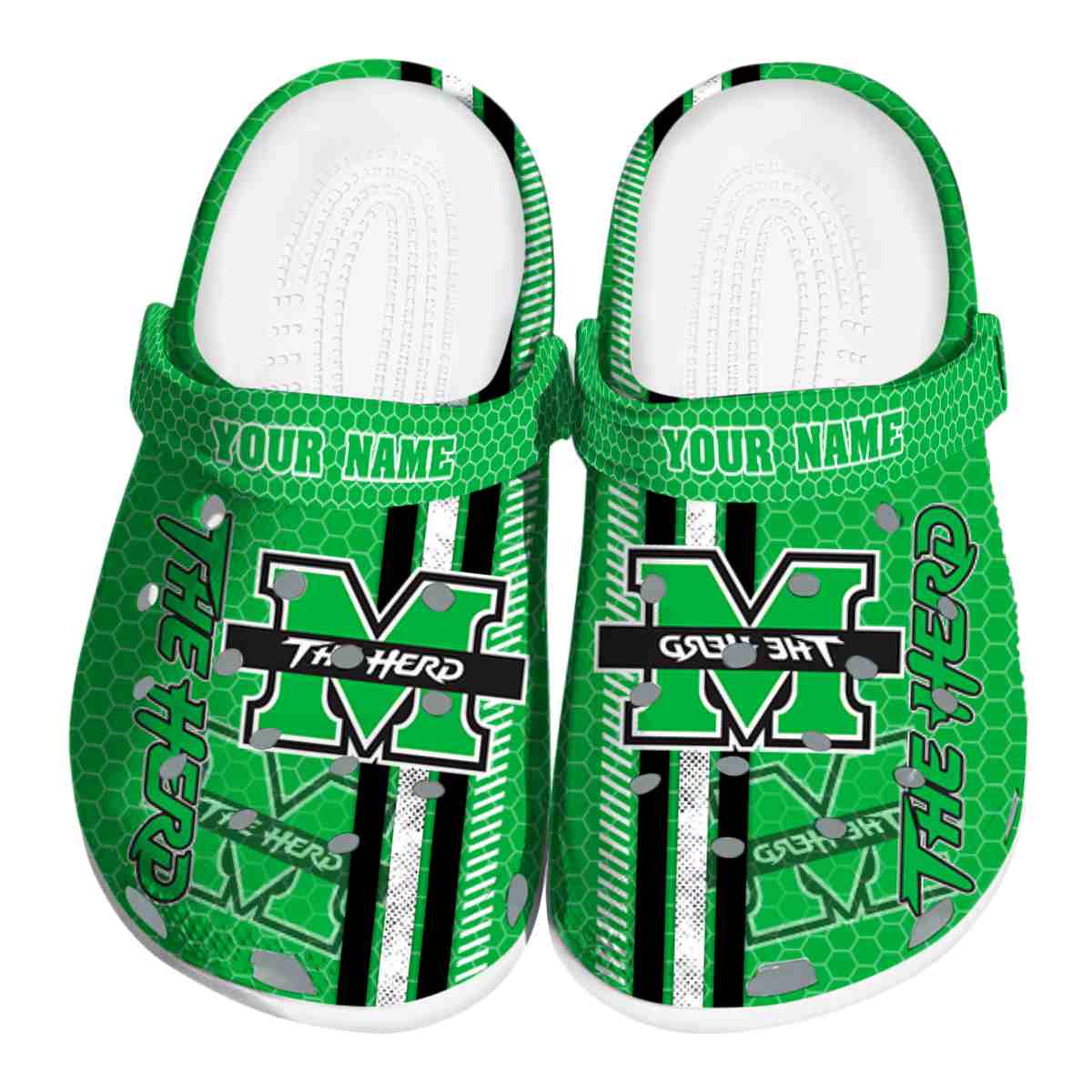 Marshall Thundering Herd NCAA Sport Crocs Crocband Clogs Shoes Comfortable For Men Women and Kids